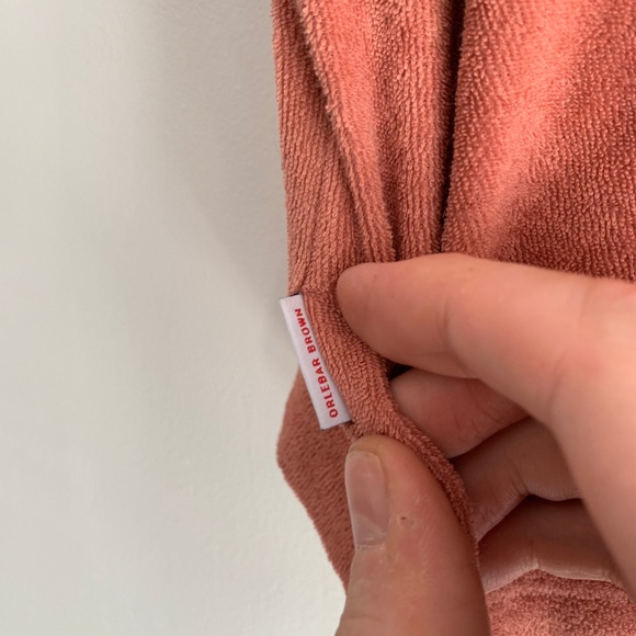 Orlebar Brown Salmon Terry/Towelling shirt - Picture 4 of 4